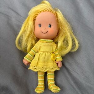 Vintage RARE Li'l Lemon 1981 Remco Life Savers doll 5.5”